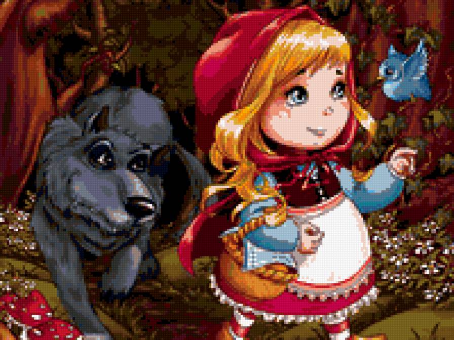 Красная шапочка - сказка - предпросмотр