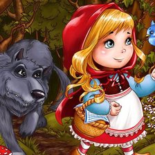 Схема вышивки «Красная шапочка»