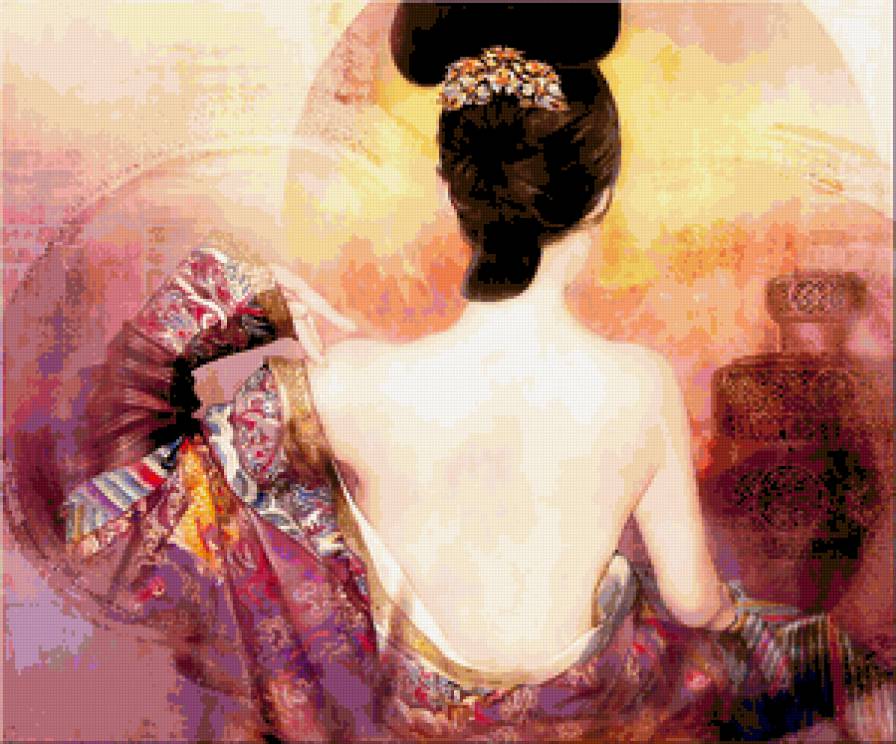 №373657 - красота женщины, девушка, дети, живопис, фэнтези, цветы, картины - предпросмотр