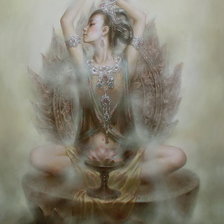 Схема вышивки «Восточная девушка»