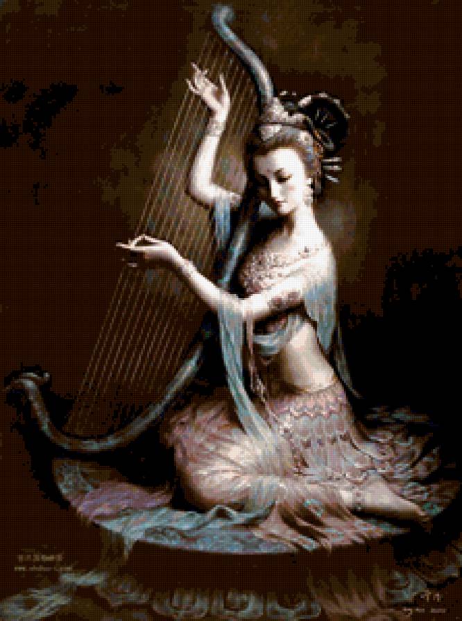 Восточная девушка - предпросмотр