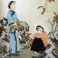 Схема вышивки «Гейша»