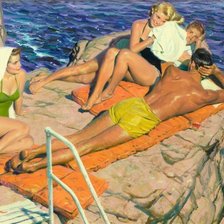 Схема вышивки «отдых»