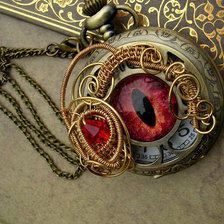 Схема вышивки «кулон»