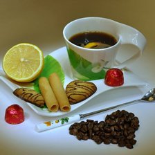 Схема вышивки «кофейный натюрморт»