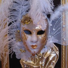 Схема вышивки «маска»