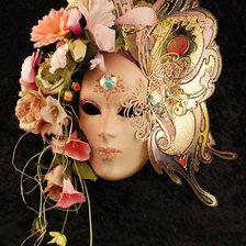 Схема вышивки «маска»