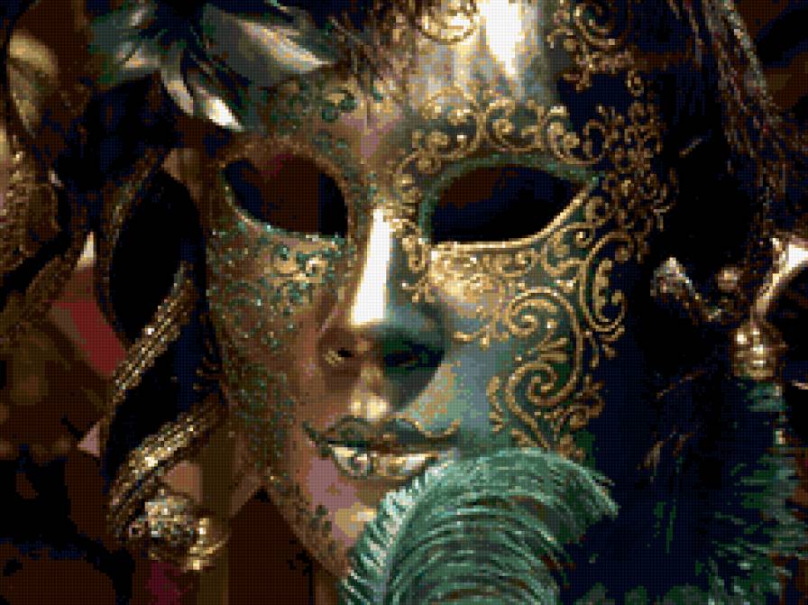 маска - люди, веселье, карнавал, венеция, маски, праздник - предпросмотр