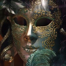 Схема вышивки «маска»