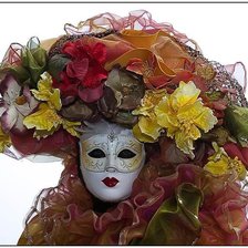 Схема вышивки «маска»