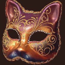 Схема вышивки «маска»