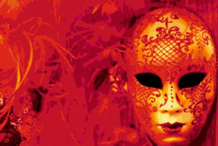 маска - веселье, праздник, маски, венеция, люди, карнавал - предпросмотр