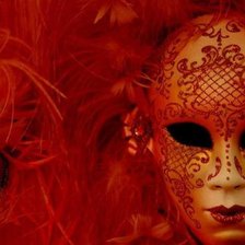 Схема вышивки «маска»