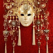 Схема вышивки «маска»