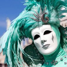 Схема вышивки «маска»