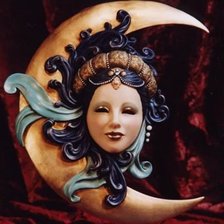 Схема вышивки «маска»