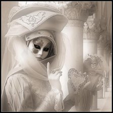 Схема вышивки «маска»