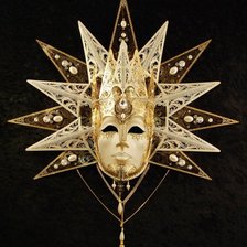 Схема вышивки «маска»