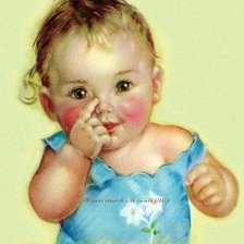 Схема вышивки «малыш»