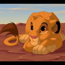 Схема вышивки «симба»