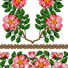 Схема вышивки «рушник»