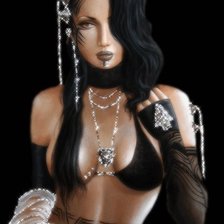 Схема вышивки «Scarlet»