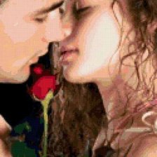 Схема вышивки «первый поцелуй»