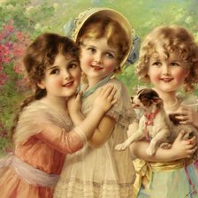 Схема вышивки «дети»