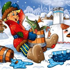 Схема вышивки «По щучьему велению»