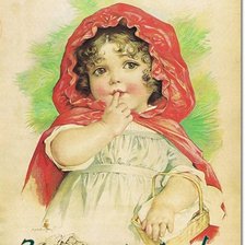 Схема вышивки «ретро дети»