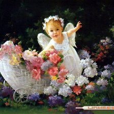 Схема вышивки «ретро дети»