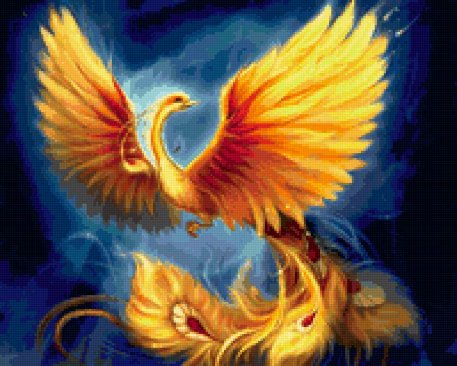Птица счастья - птица счастия, птица, феникс - предпросмотр