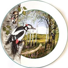 Схема вышивки «панно "Дятлы"»