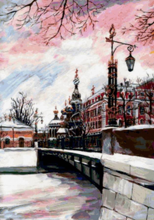 город - город, река, пейзаж - предпросмотр