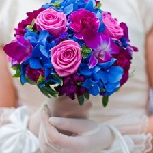 Схема вышивки «Свадебный букет 9»