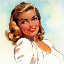 Ретро девушка