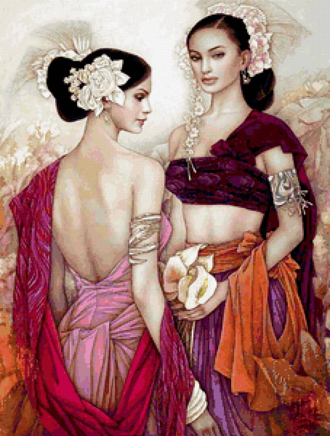 Восточная девушка - предпросмотр