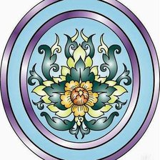 Схема вышивки «сюжет для подушки»