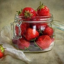 Схема вышивки «Клубника»