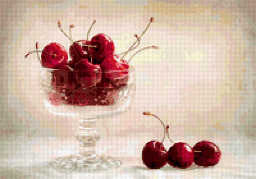 Вишня - натюрморт, фрукты, ягоды - предпросмотр