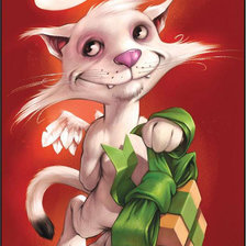 Схема вышивки «ангел»