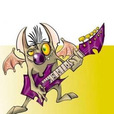 Схема вышивки «я люблю рок»