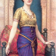 Схема вышивки «девушка»