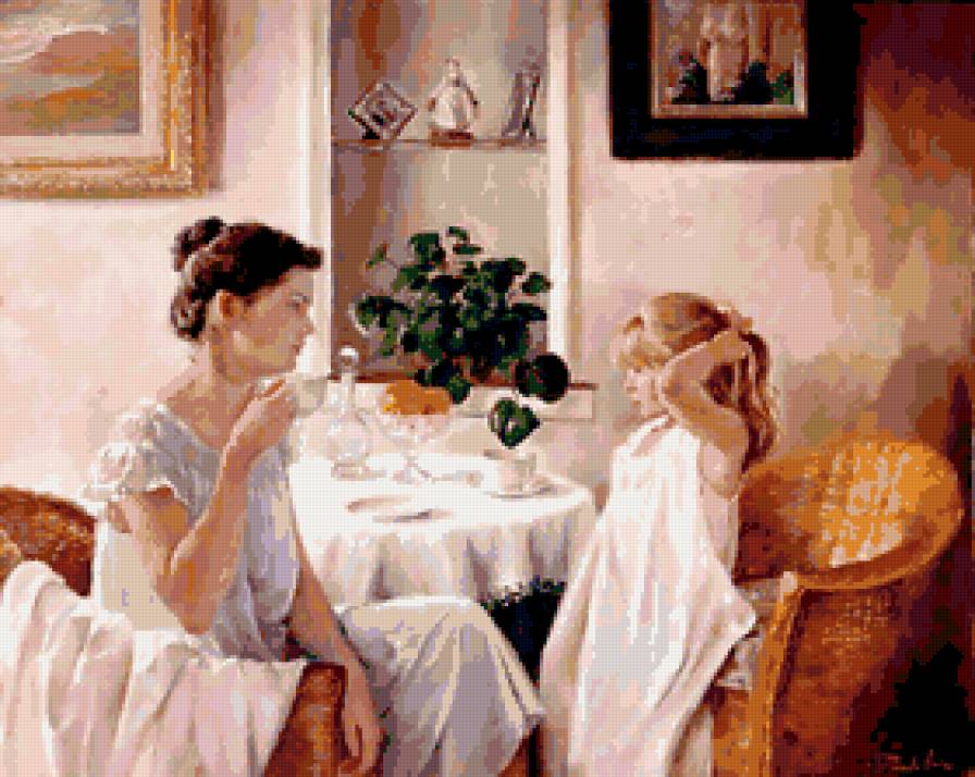 Мама - мама, женщина, цветы, девушка, дети, ребенок, она - предпросмотр