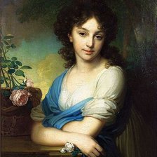 Схема вышивки «девушка»