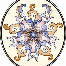 Схема вышивки «сюжет для подушки»