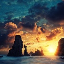 Схема вышивки «природа,море»