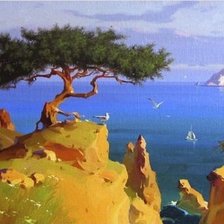 Схема вышивки «Медовый вечер.Новый свет.»