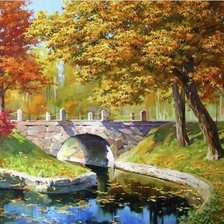 Схема вышивки «Золото осени»