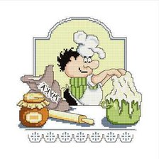 Схема вышивки «Поваренок»